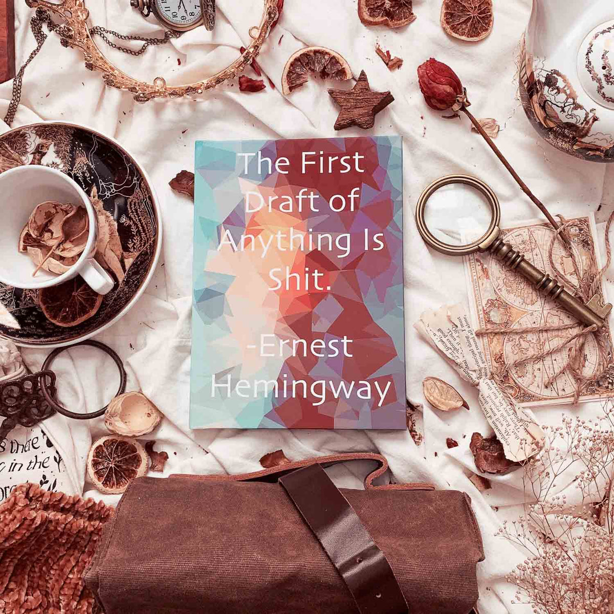 Ernest Hemingway Hardcover Notebook