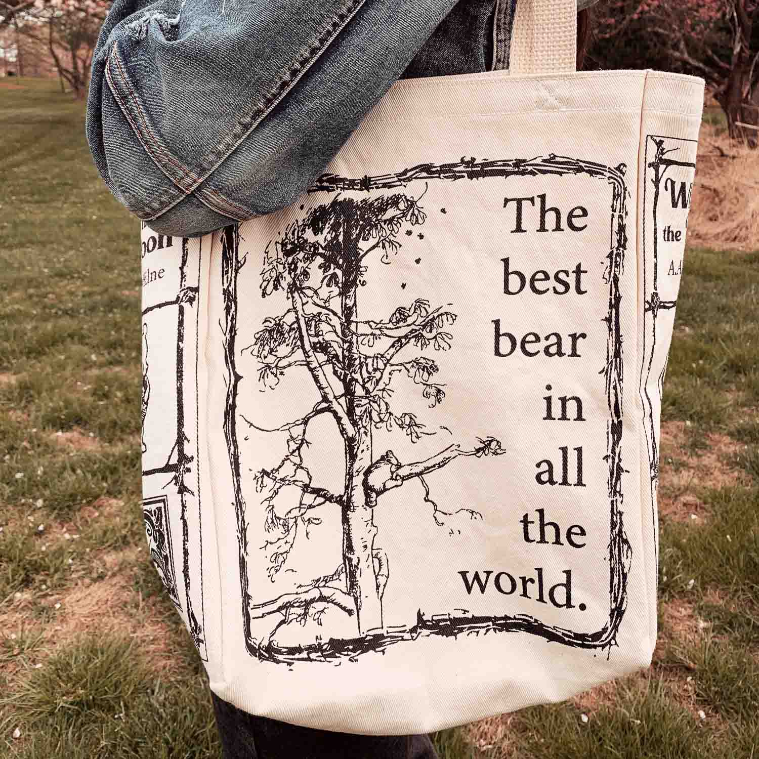 Winnie the pooh canvas best sale tote bag