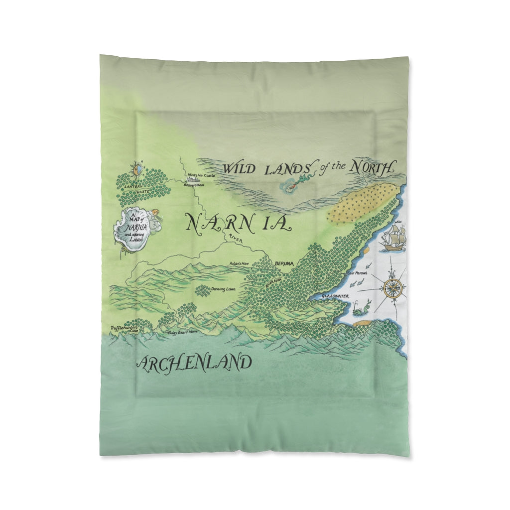 Map of Narnia Comforter