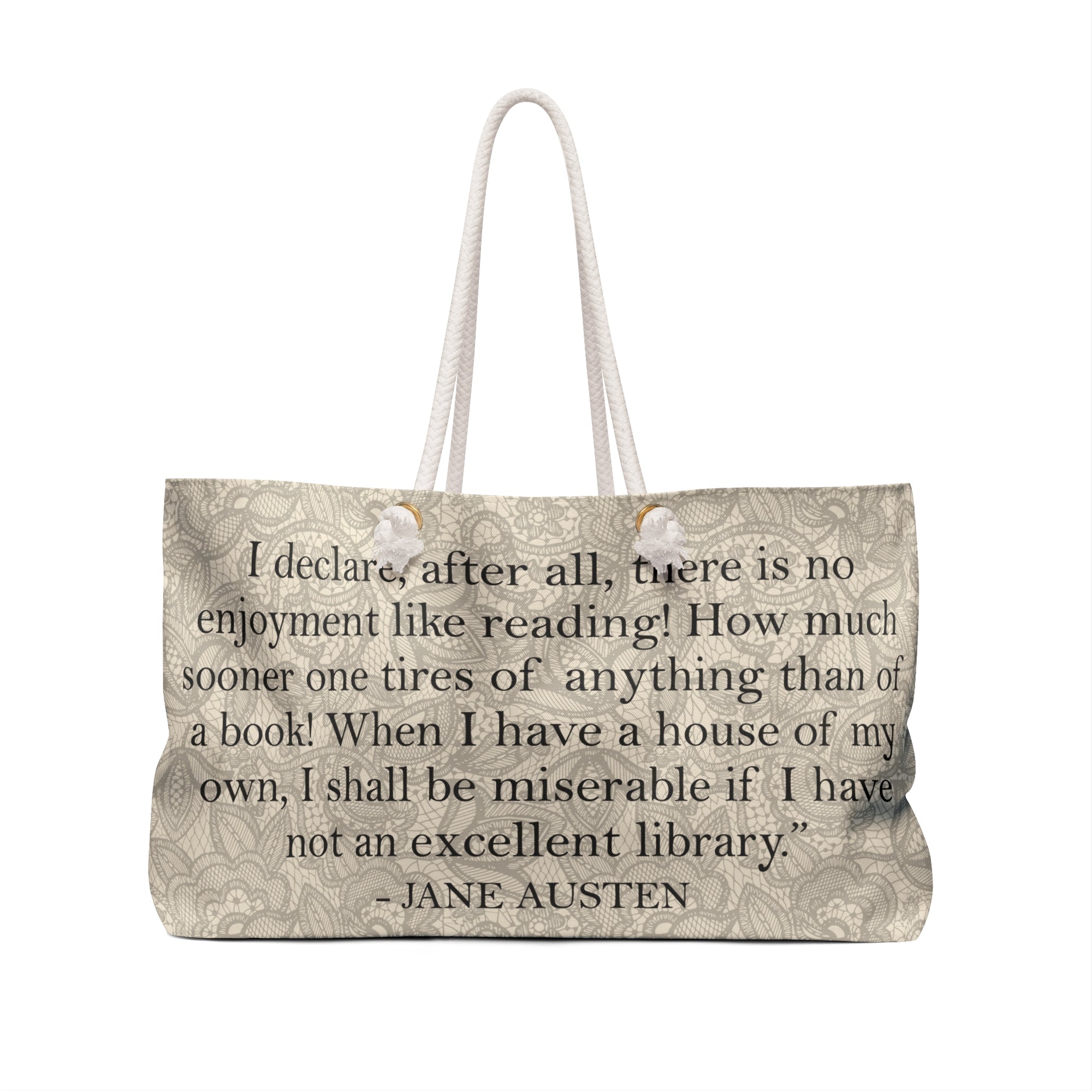 Pride and Prejudice Weekender Bag