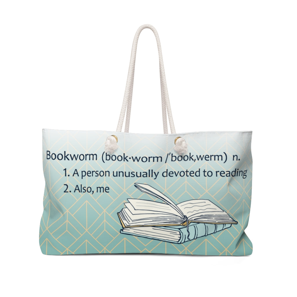 Bookworm Weekender Bag Storiarts