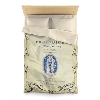Pride and Prejudice Duvet Cover - Twin (68" x 88") / Cream