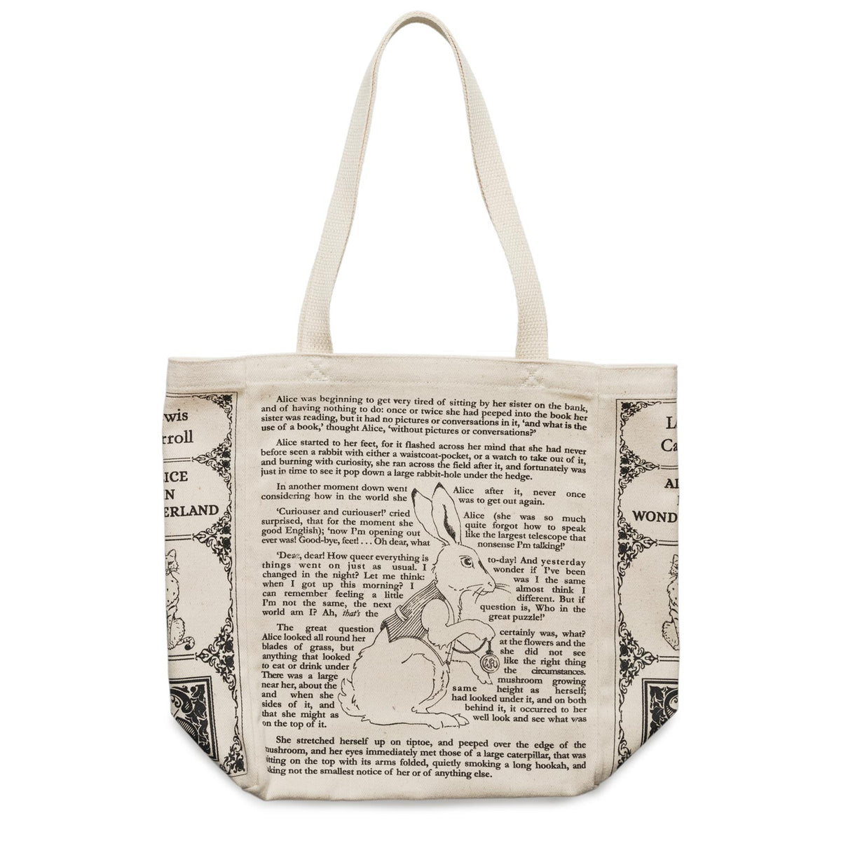 Alice in Wonderland Book Tote