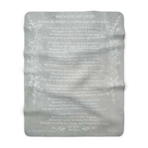 Gaither Music Blanket - Because He Lives