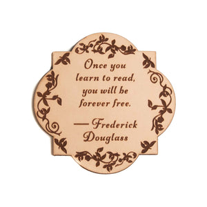 Leather Quote Coasters Set (Booklovers)