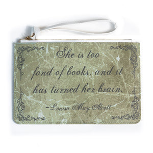 Louisa May Alcott Book Clutch
