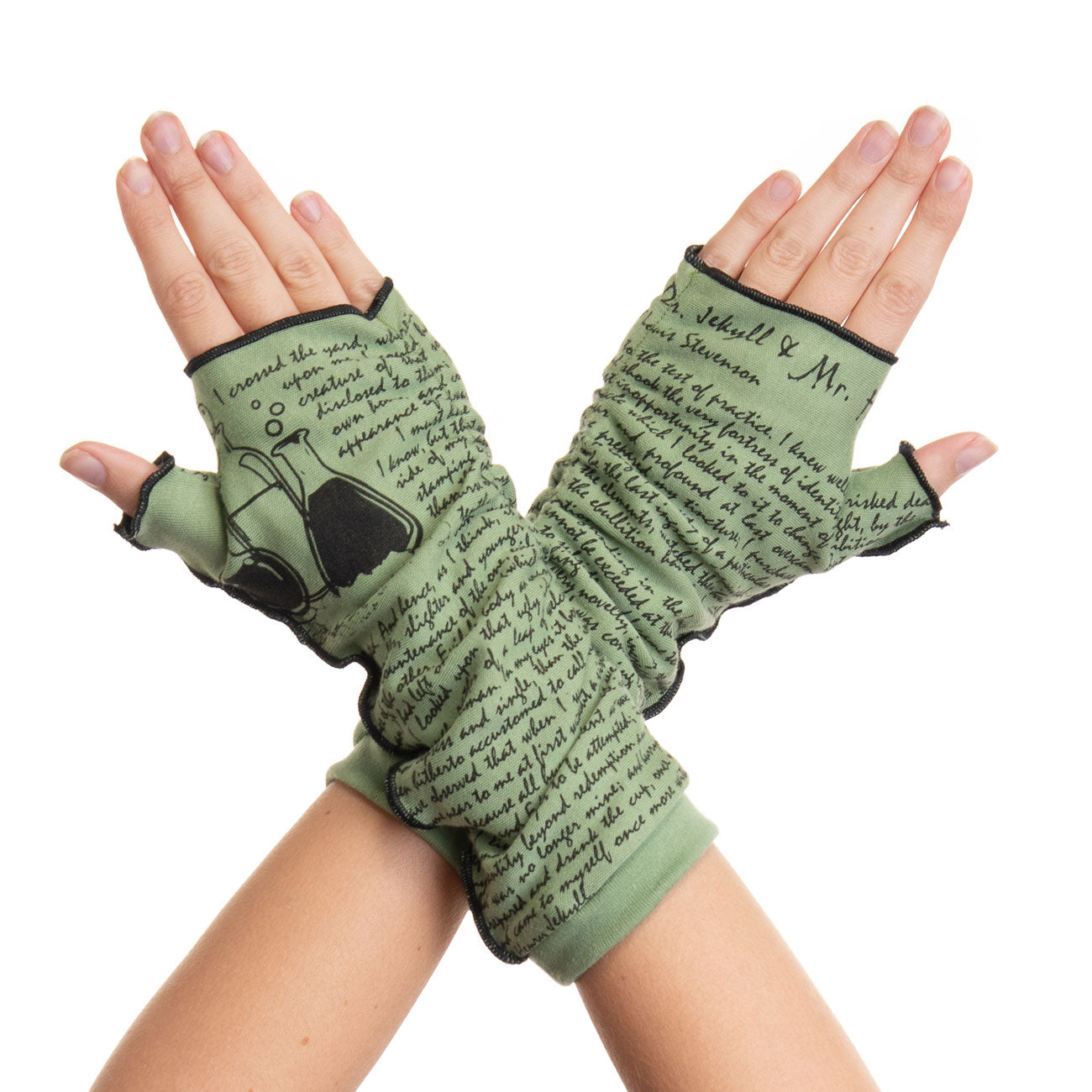 Dr. Jekyll and Mr. Hyde Writing Gloves