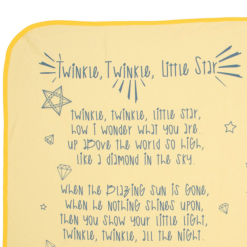 Twinkle twinkle 2024 little star blanket