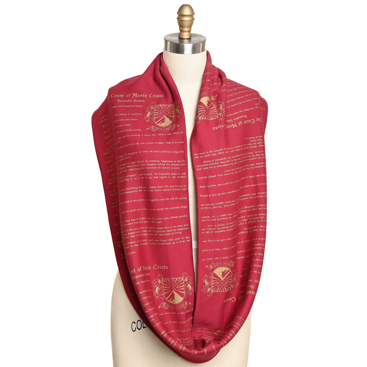 The Count of Monte Cristo Book Scarf