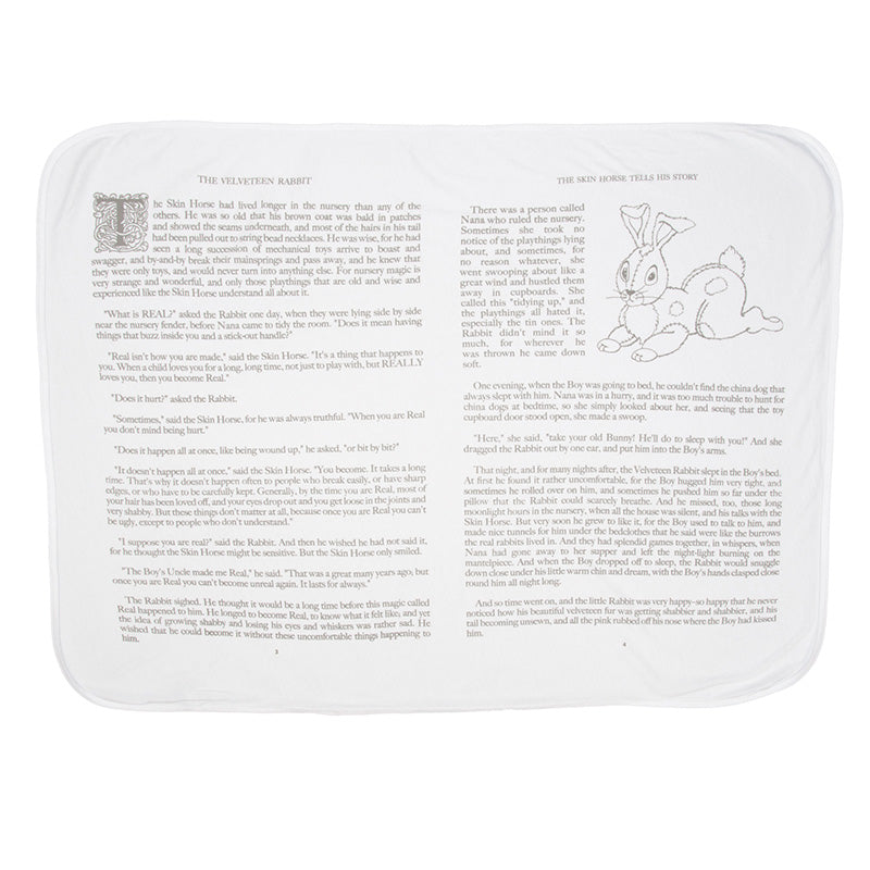 The Velveteen Rabbit Storybook Baby Blanket