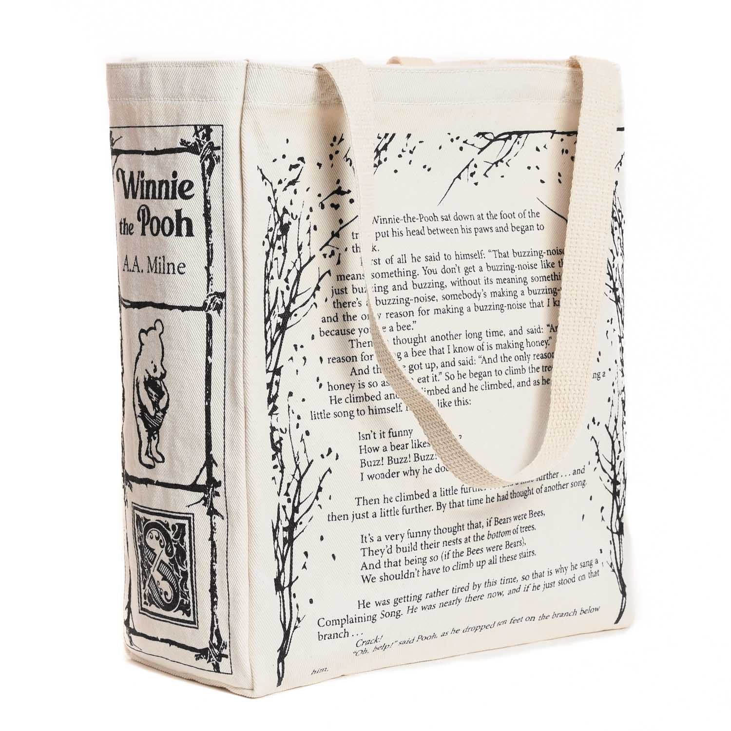 Alice in Wonderland Tote Bag  Illustrated Book Tote - Storiarts