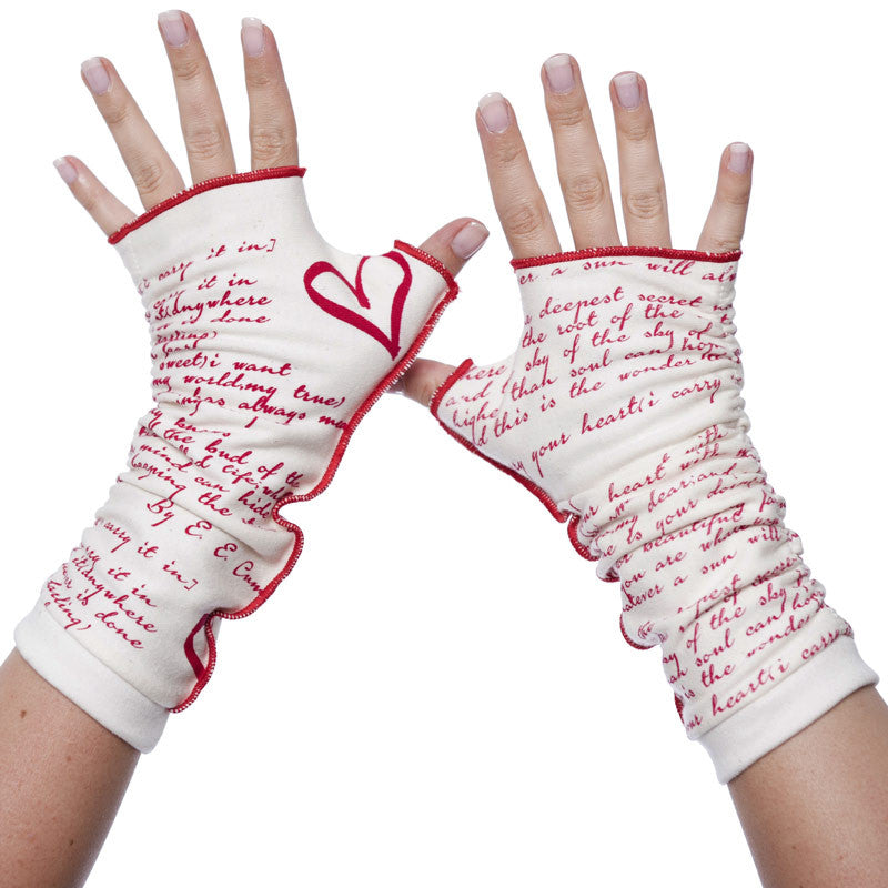 I Carry Your Heart Writing Gloves - Storiarts - 1