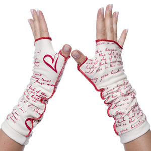 I Carry Your Heart Writing Gloves - Storiarts - 2