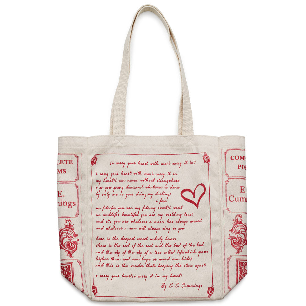 I Carry Your Heart Book Tote