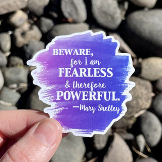 Mary Shelley Sticker - Purple
