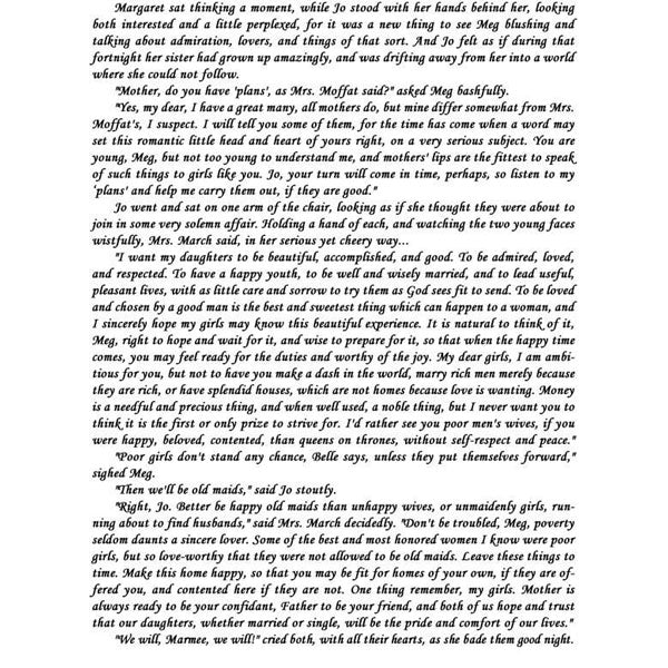 Little Women Book Scarf