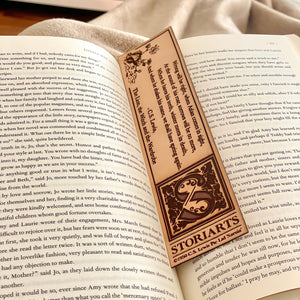 The Lion, the Witch and the Wardrobe Leather Quote Bookmark
