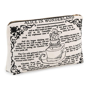 Alice in Wonderland Book Pouch