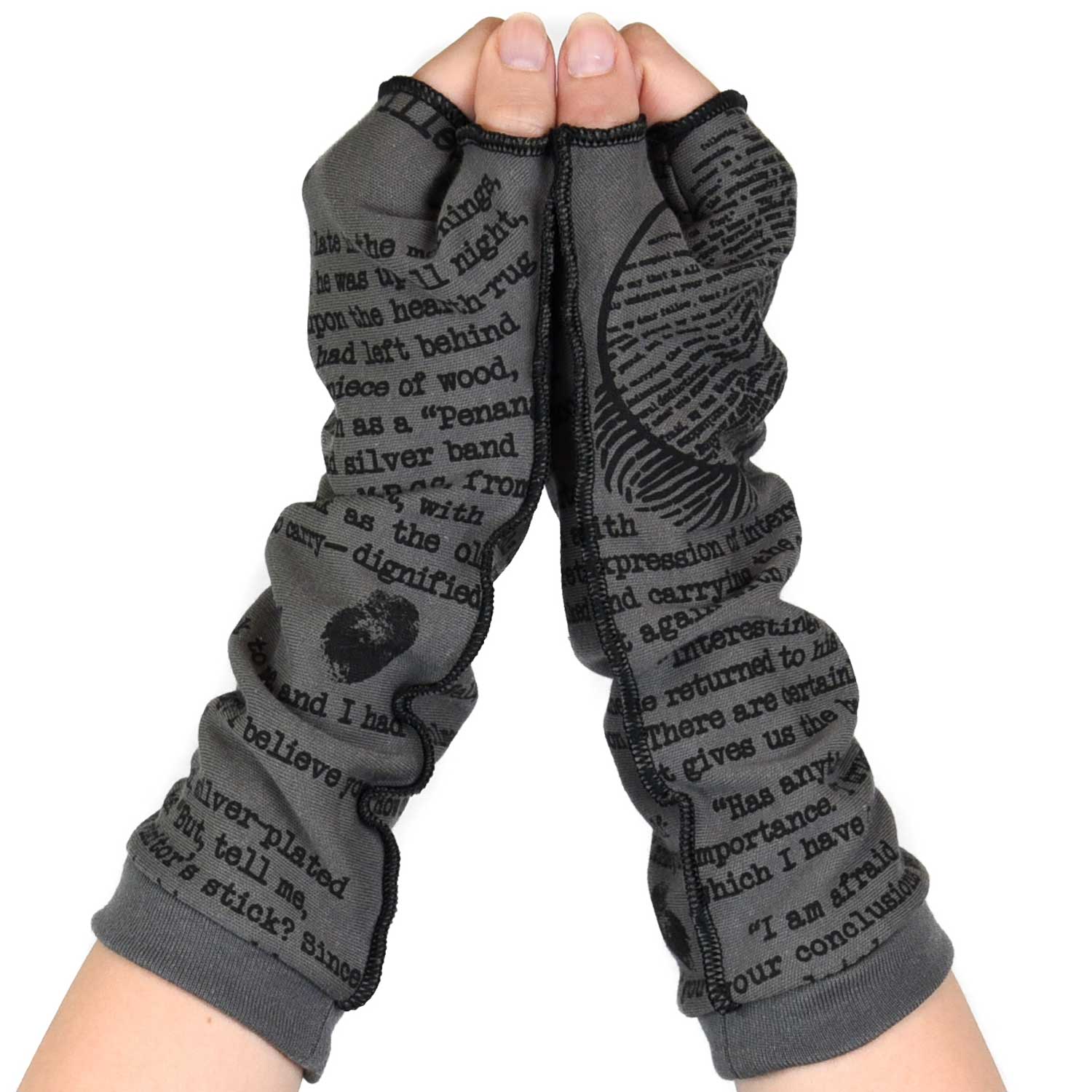 The Legend of Sleepy Hollow Writing Gloves | Fingerless Gloves