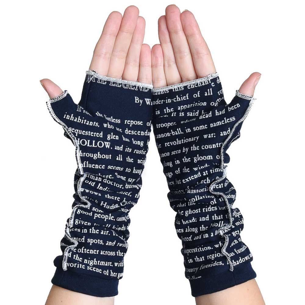 The Raven Writing Gloves  Book scarf, Gloves, Fingerless