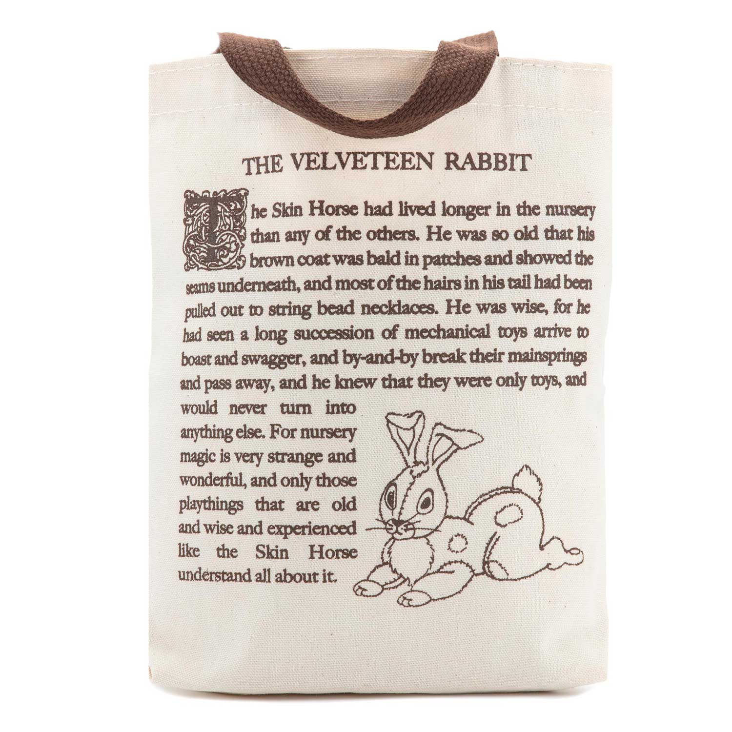 Alice in Wonderland Rabbit Tote Bag Black Rabbit Tote Bag Rabbit