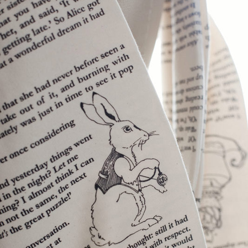 Alice in Wonderland Book Scarf