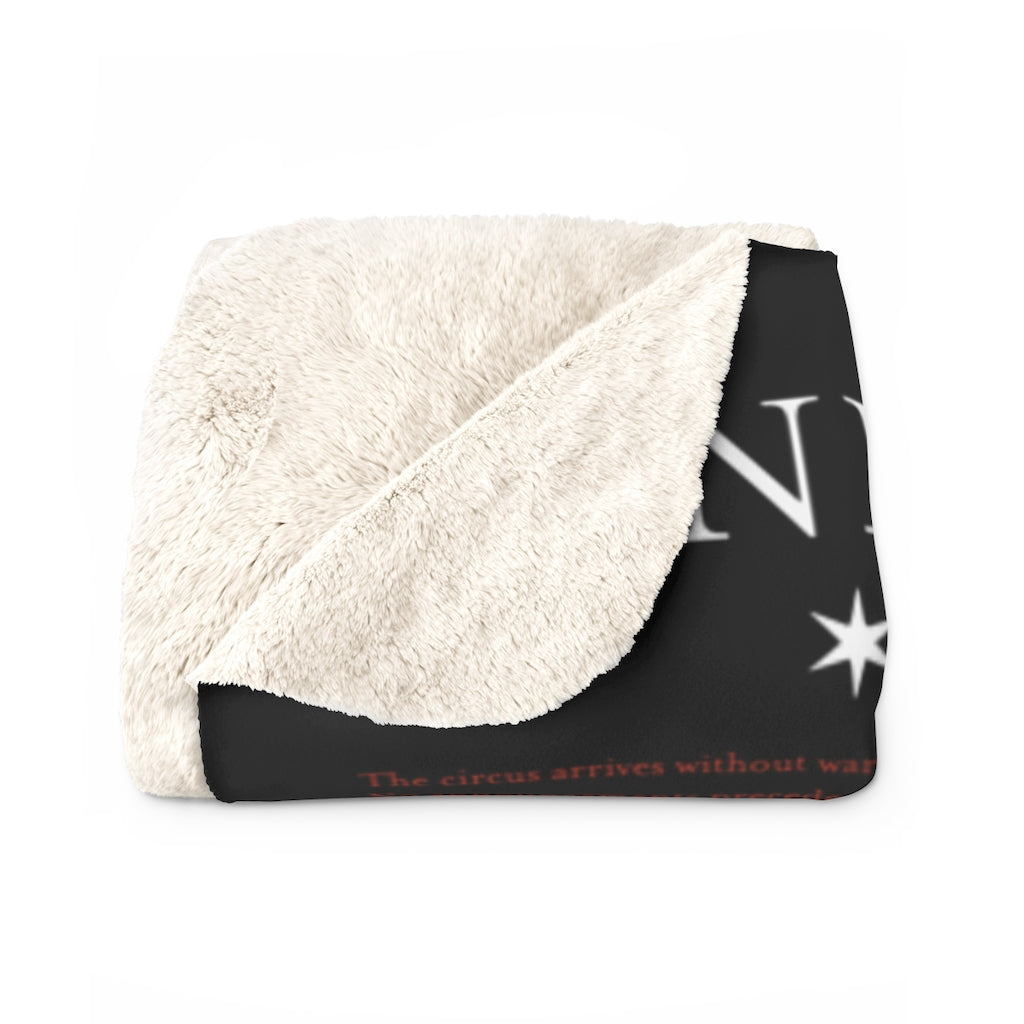 The Night Circus Sherpa Fleece Book Blanket