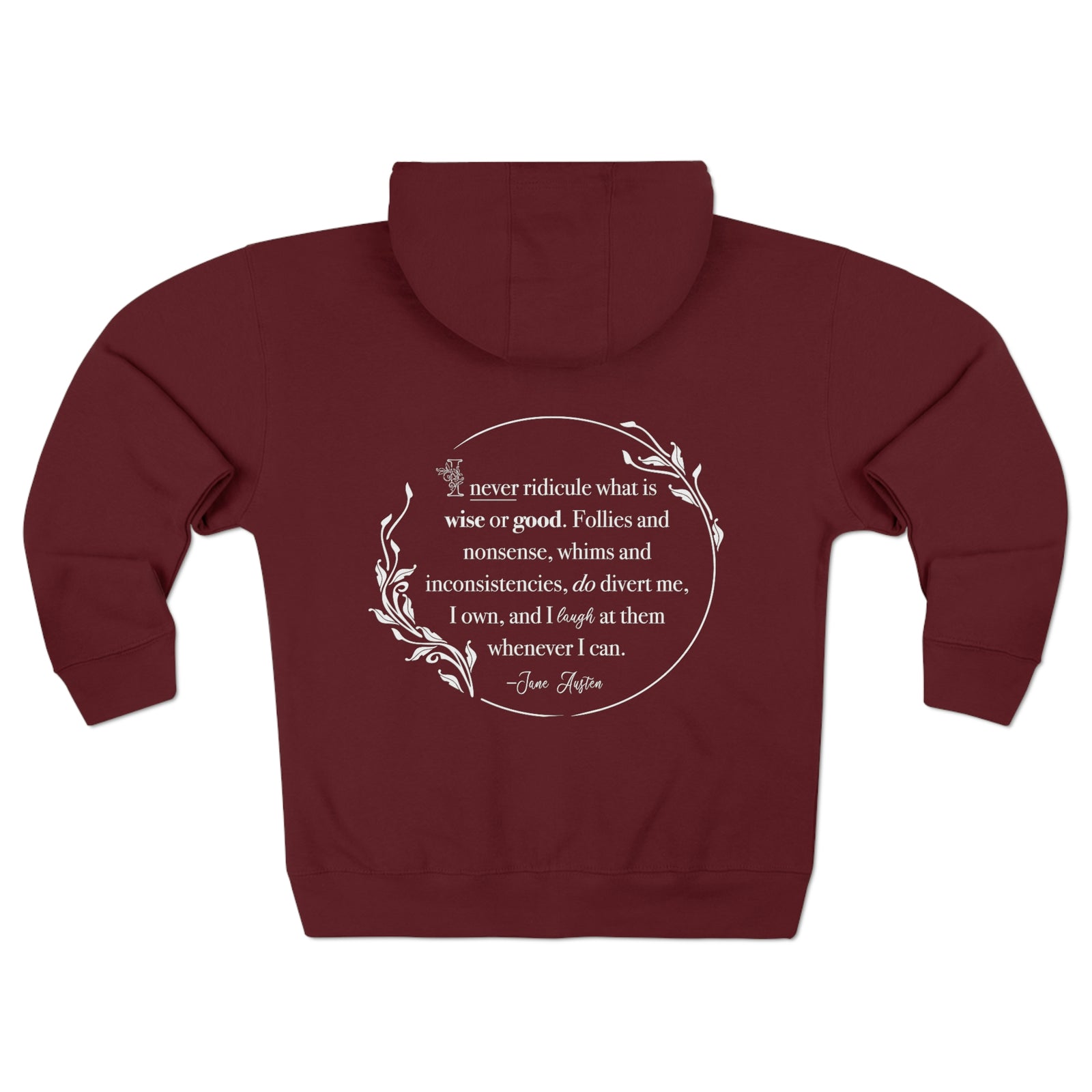 Pride and Prejudice Full Zip Hoodie