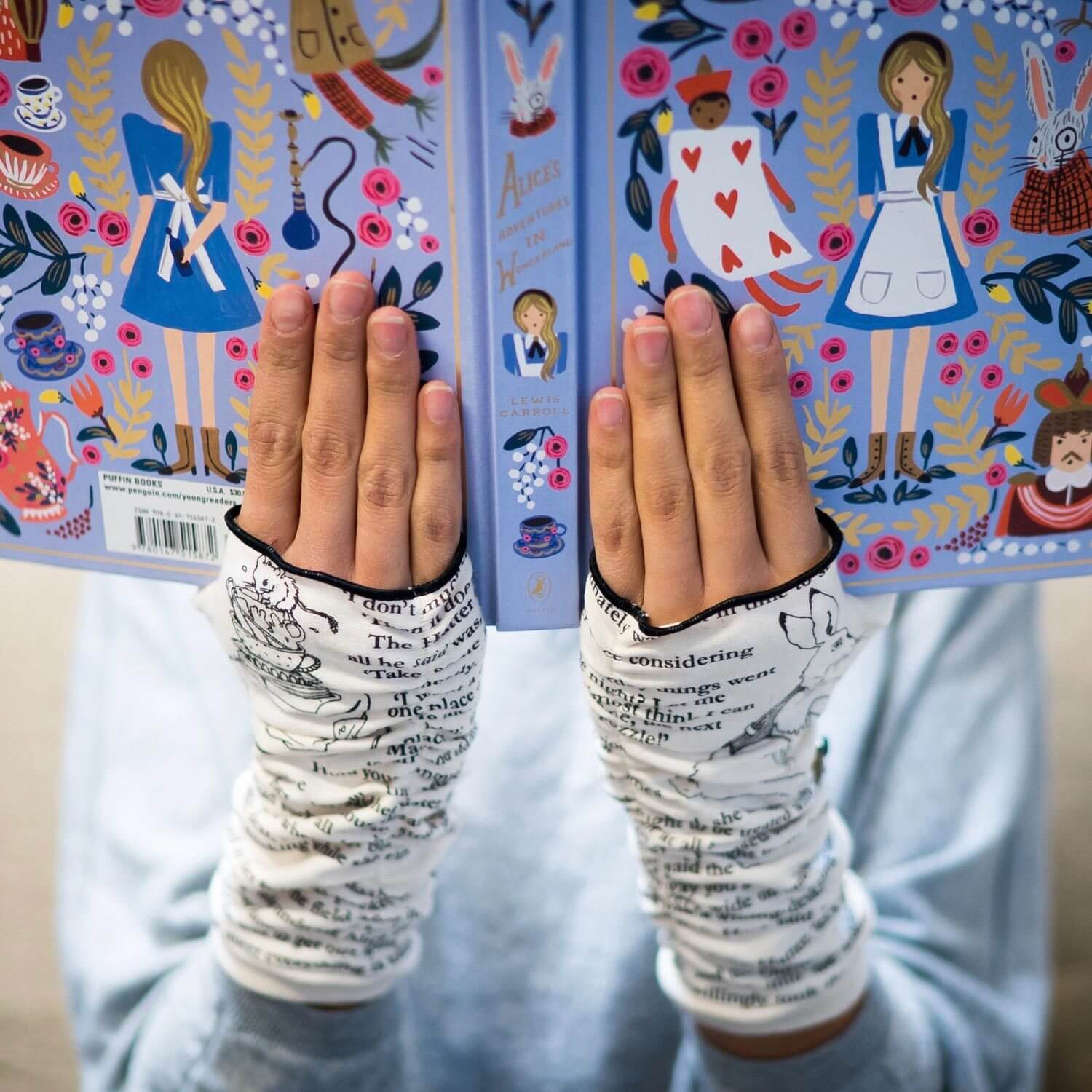 Little Women Writing Gloves  Soft Fingerless Gloves - Storiarts