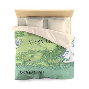 Map of Narnia Duvet Cover