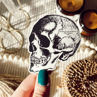 Hamlet Clear Sticker - Black
