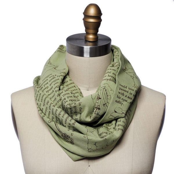 Escape To Comfort Embellished Scarf In Green