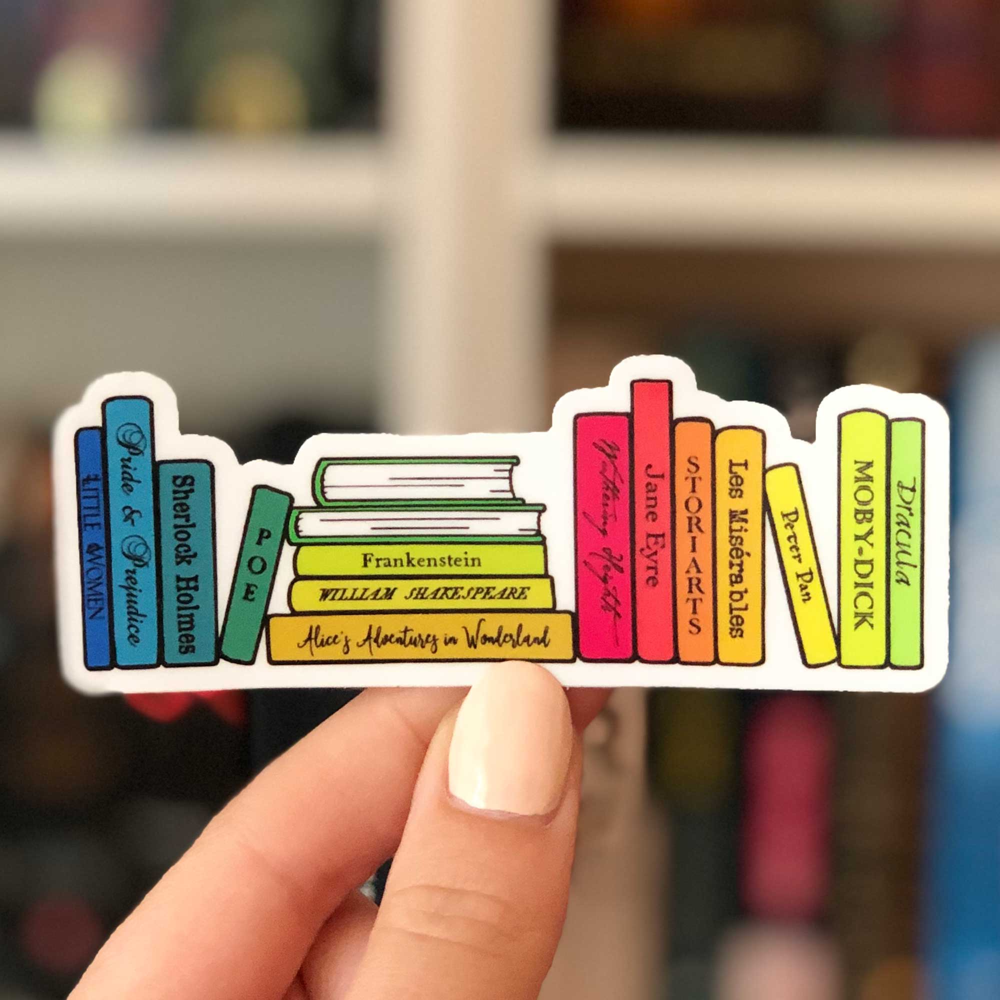 Storiarts Bookshelf Sticker