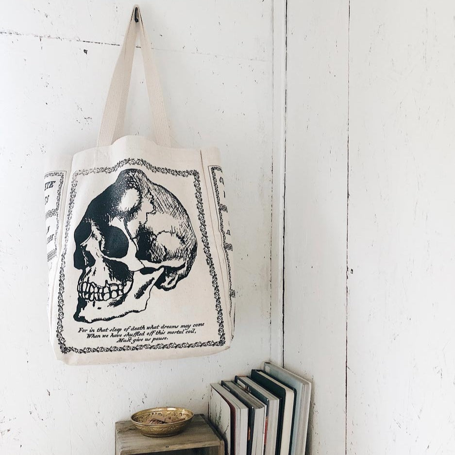 To Be or Not to Be Shakespeare store Hamlet Embroidered Canvas Messenger Bag